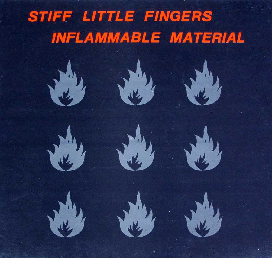 STIFF LITTLE FINGERS - Inflammable Material Rough 1 UK 12" LP Vinyl Album front cover https://vinyl-records.nl